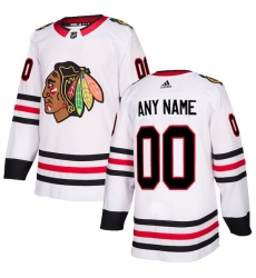 Men's Chicago Blackhawks adidas White Authentic Custom Jersey
