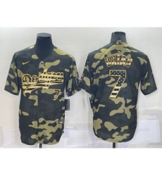 Men's Los Angeles Dodgers #7 Julio Urias Olive Cool Base Stitched Baseball Jersey