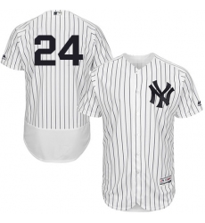 Men's Majestic New York Yankees #24 Gary Sanchez White Home Flexbase Authentic Collection MLB Jersey