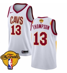Youth Nike Cleveland Cavaliers #13 Tristan Thompson Swingman White 2018 NBA Finals Bound NBA Jersey - Association Edition