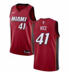 Men's Nike Miami Heat #41 Glen Rice Swingman Red NBA Jersey Statement Edition