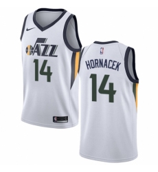 Youth Nike Utah Jazz #14 Jeff Hornacek Authentic NBA Jersey - Association Edition