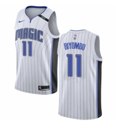 Women's Nike Orlando Magic #11 Bismack Biyombo Swingman NBA Jersey - Association Edition