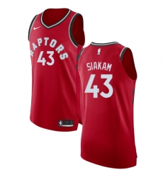 Youth Nike Toronto Raptors #43 Pascal Siakam Authentic Red Road NBA Jersey - Icon Edition
