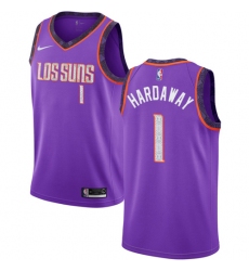 Youth Nike Phoenix Suns #1 Penny Hardaway Swingman Purple NBA Jersey - 2018 19 City Edition