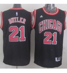 Revolution 30 Bulls #21 Jimmy Butler Black Stitched NBA Jersey