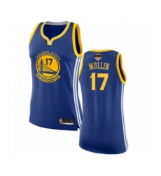 Women's Golden State Warriors #17 Chris Mullin Swingman Royal Blue 2019 Basketball Finals Bound Basketball Jersey - Icon Edition