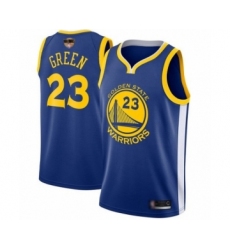 Men's Golden State Warriors #23 Draymond Green Swingman Royal Blue 2019 Basketball Finals Bound Basketball Jersey - Icon Edition