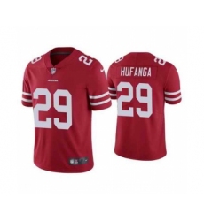 Men San Francisco 49ers #29 Talanoa Hufanga Red Vapor Limited Jersey