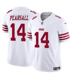 Men's San Francisco 49ers #14 Ricky Pearsall White 2024 Draft F.U.S.E. Vapor Untouchable Limited Football Stitched Jersey