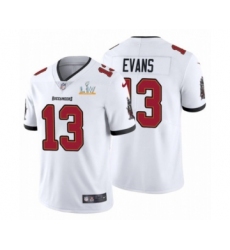 Men's Tampa Bay Buccaneers #13 Mike Evans White 2021 Super Bowl LV Jersey Men's Tampa Bay Buccaneers #13 Mike Evans White 2021 Super Bowl LV Jersey
