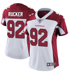 Women's Nike Arizona Cardinals #92 Frostee Rucker White Vapor Untouchable Limited Player NFL Jersey
