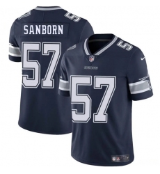 Men's Dallas Cowboys #57 Jack Sanborn Navy 2025 Vapor Untouchable Limited Football Stitched Jersey