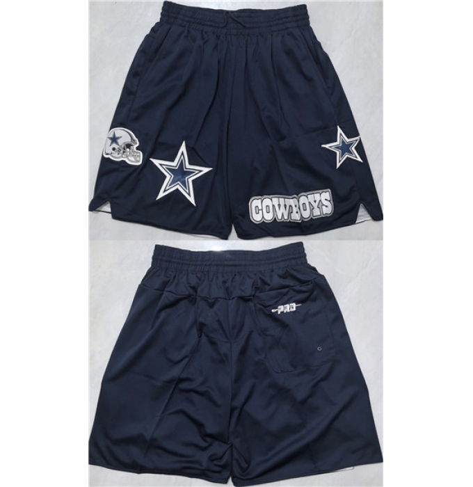 Men's Dallas Cowboys Navy Shorts (Run Small)