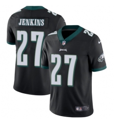 Youth Nike Philadelphia Eagles #27 Malcolm Jenkins Black Alternate Vapor Untouchable Limited Player NFL Jersey