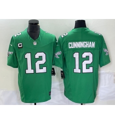 Men's Nike Philadelphia Eagles #12 Randall Cunningham Green 2023 F.U.S.E. Vapor Untouchable C Stitched Football Jersey