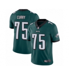 Men's Philadelphia Eagles #75 Vinny Curry Midnight Green Team Color Vapor Untouchable Limited Player Football Jersey