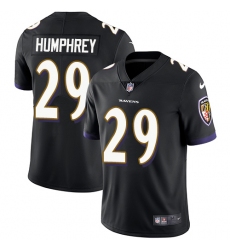 Men's Nike Baltimore Ravens #29 Marlon Humphrey Black Alternate Vapor Untouchable Limited Player NFL Jersey Men's Nike Baltimore Ravens #29 Marlon Humphrey Black Alternate Vapor Untouchable Limited Player NFL Jersey
