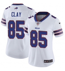 Women's Nike Buffalo Bills #85 Charles Clay White Vapor Untouchable Limited Player NFL Jersey