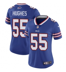 Women's Nike Buffalo Bills #55 Jerry Hughes Royal Blue Team Color Vapor Untouchable Limited Player NFL Jersey