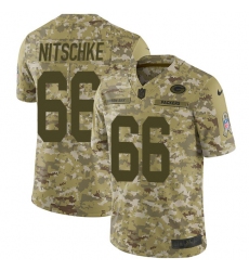 Youth Nike Green Bay Packers #66 Ray Nitschke Limited Camo 2018 Salute to Service NFL Jersey