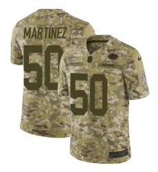 Men's Nike Green Bay Packers #50 Blake Martinez Limited Camo 2018 Salute to Service NFL Jersey