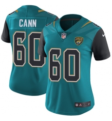 Women's Nike Jacksonville Jaguars #60 A. J. Cann Teal Green Team Color Vapor Untouchable Limited Player NFL Jersey