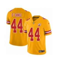 Men's Kansas City Chiefs #44 Dorian O'Daniel Limited Gold Inverted Legend Football Jersey